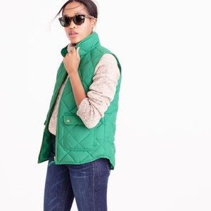 J.Crew quilted down vest